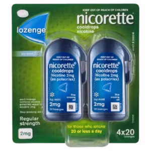 Nicorette Cool drops Icy Mint Lozenge 2mg