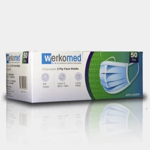 Werkomed Surgical Face Mask 50 Pack