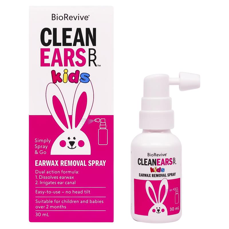 CleanEars Kids Ear Wax Removal Spray 30mL Adore Pharmacy
