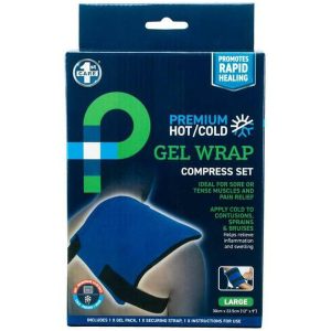 Hot/Cold Gel Wrap & Strap compress set (L)
