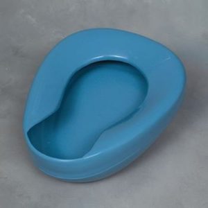 Bed Pan Adult Blue Autoclavable Re Plastic