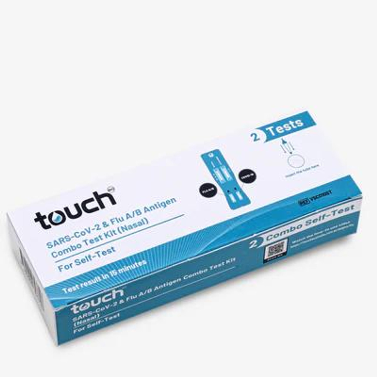 Touch SARS-CoV-2 & Flu A/B Antigen Combo Test Kit (Nasal) 2 Pk - Adore ...