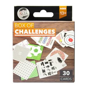 Box of challenges for Ages 13+ 30 Cards